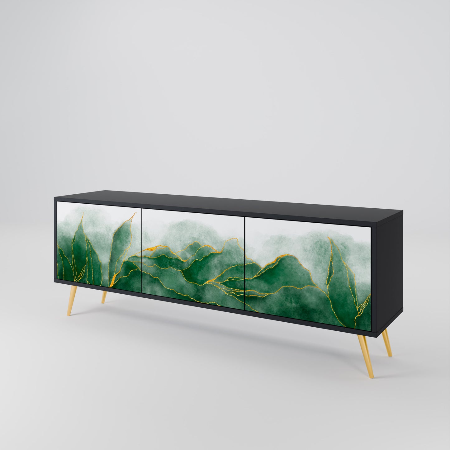EXPENSIVE NATURE Třídveřový TV stolek