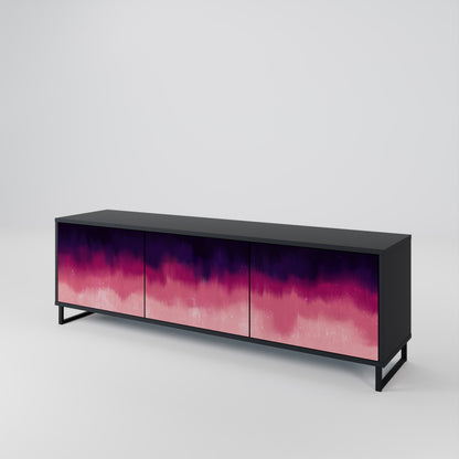 AURORA BOREALIS Třídveřový TV stolek
