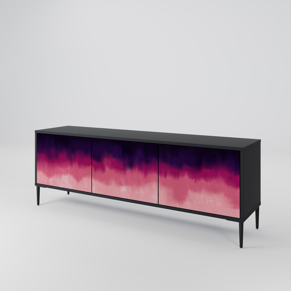 AURORA BOREALIS Třídveřový TV stolek