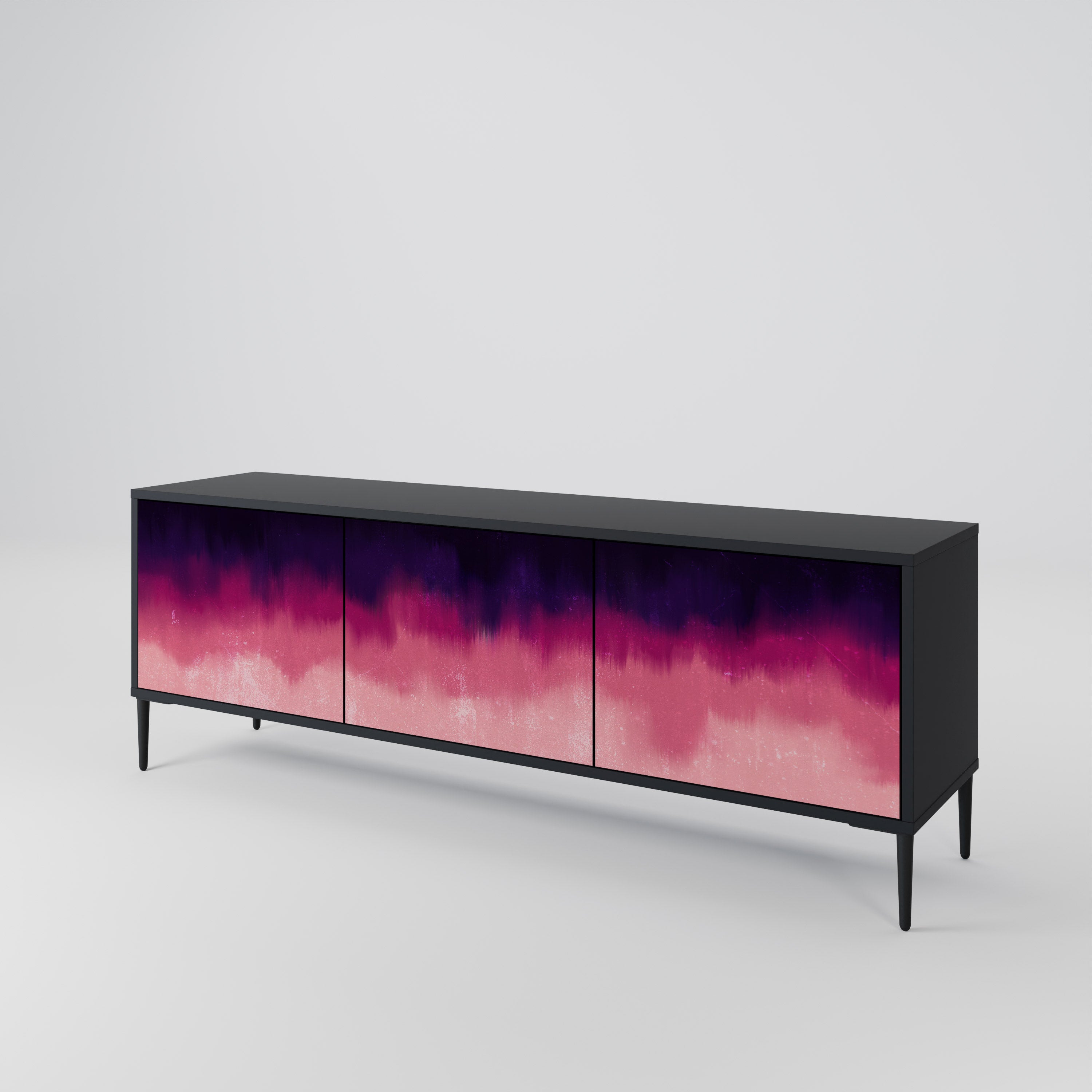 AURORA BOREALIS Třídveřový TV stolek