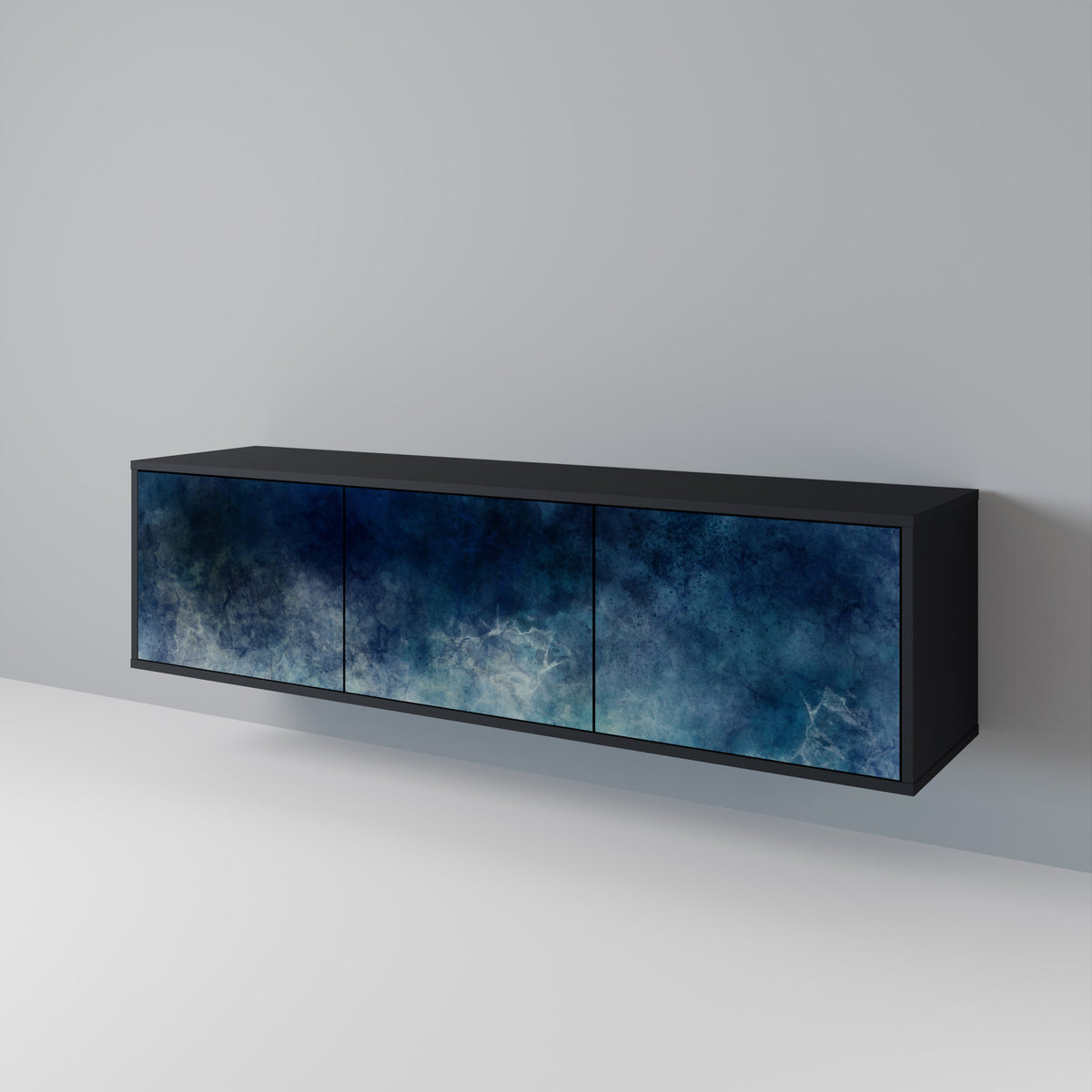 CELESTIAL FALL Třídveřový TV stolek