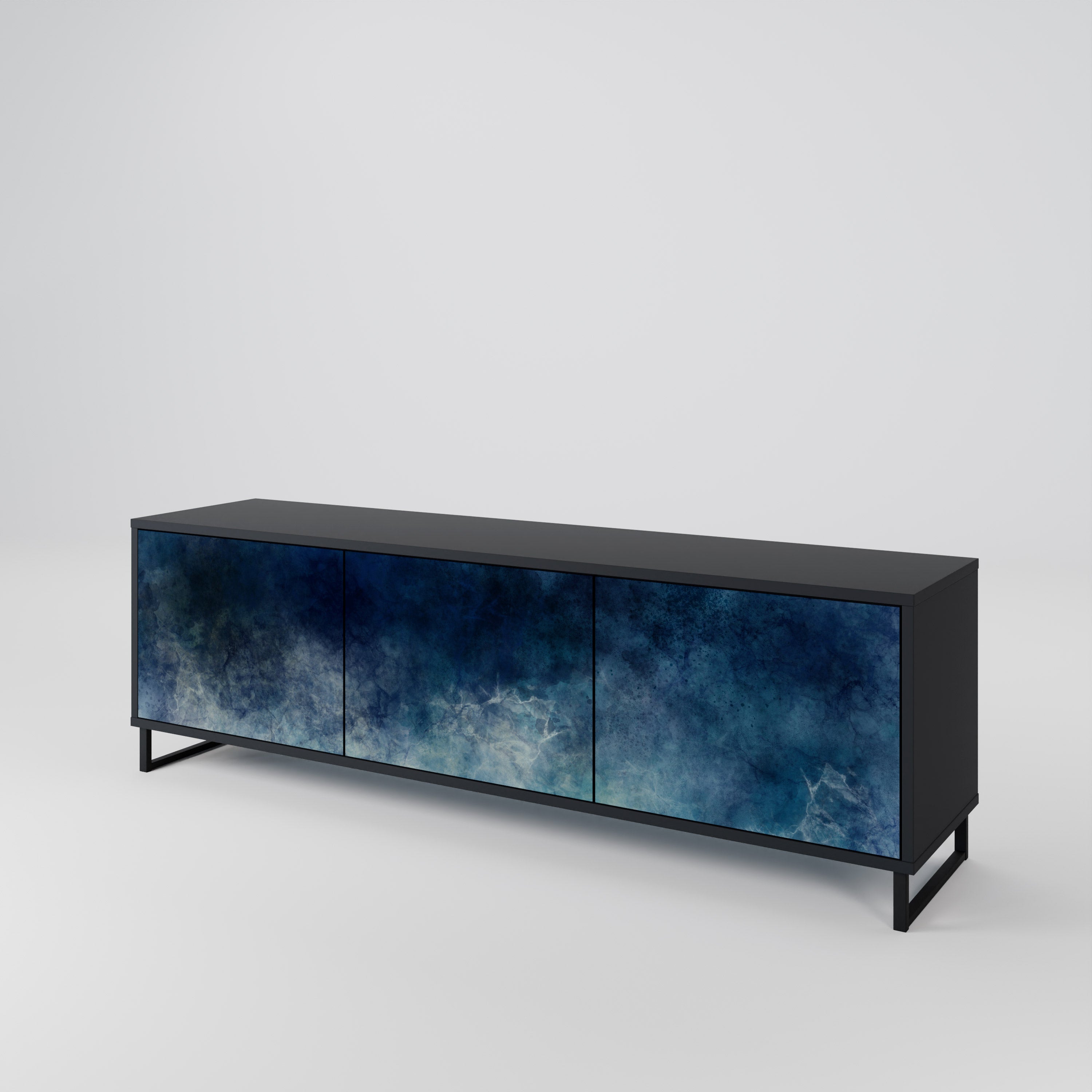 CELESTIAL FALL Třídveřový TV stolek