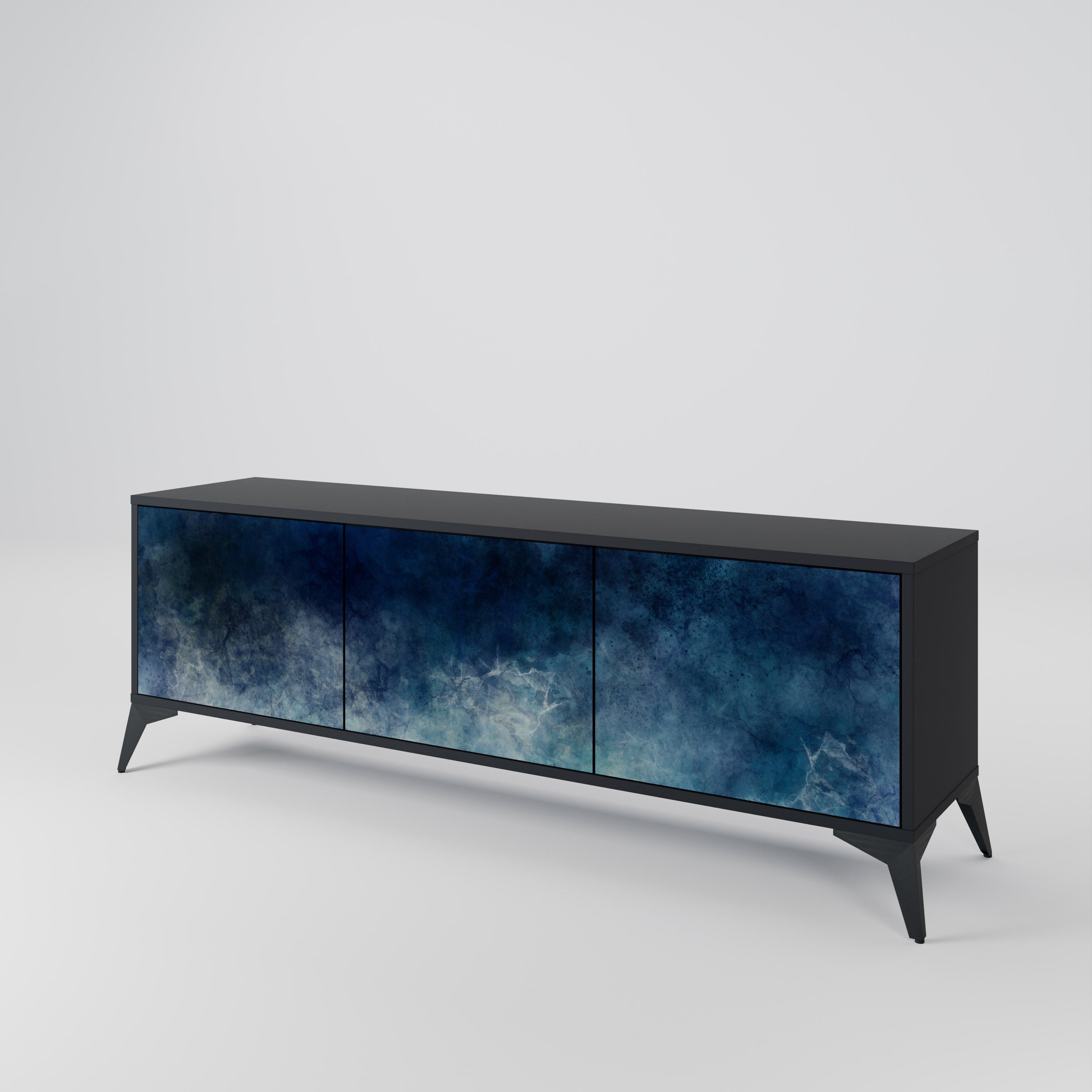 CELESTIAL FALL Třídveřový TV stolek
