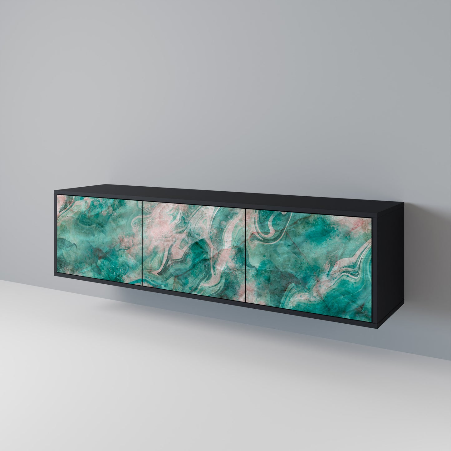 ABSTRACT ALCHEMY Třídveřový TV stolek