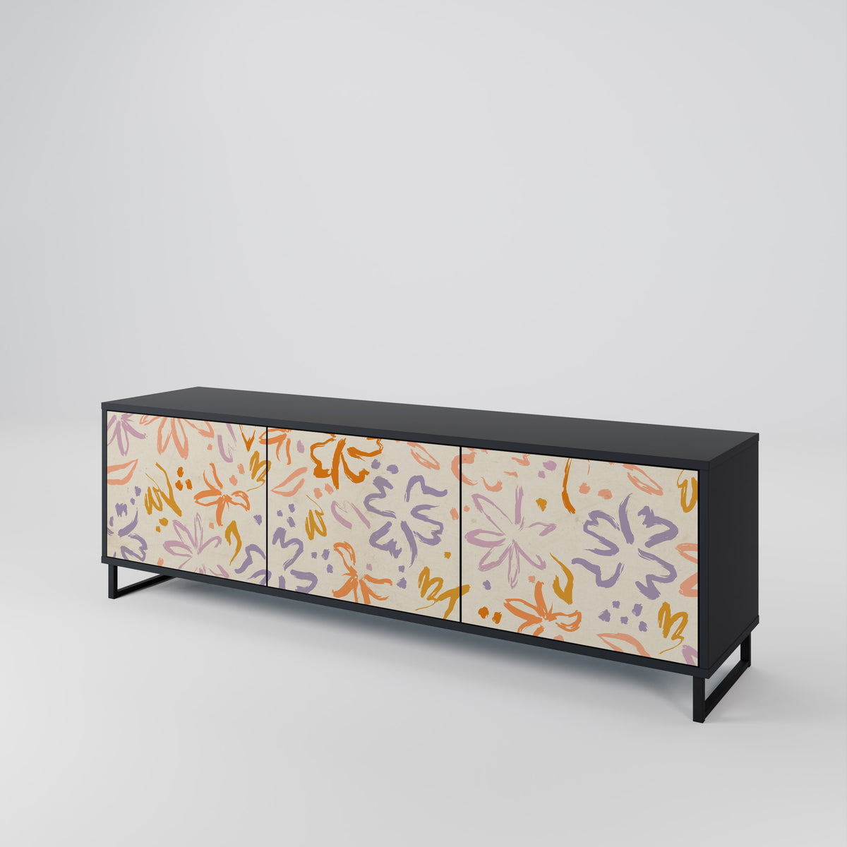 SPRING WHIMSY Třídveřový TV stolek