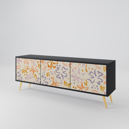 SPRING WHIMSY Třídveřový TV stolek