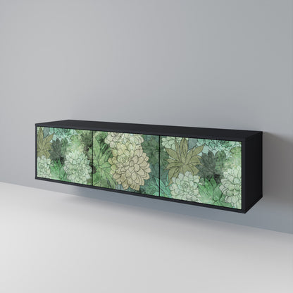 SUCCULENT CLUSTER Třídveřový TV stolek