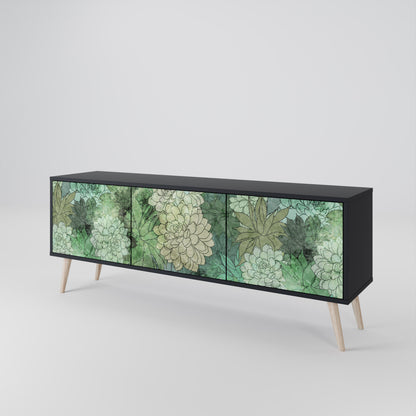 SUCCULENT CLUSTER Třídveřový TV stolek