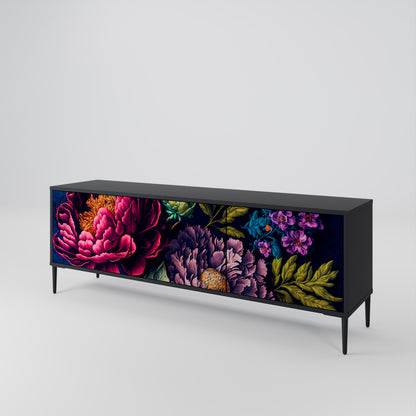 BLOOMING ELEGANCE Třídveřový TV stolek