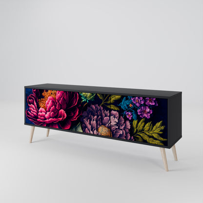BLOOMING ELEGANCE Třídveřový TV stolek