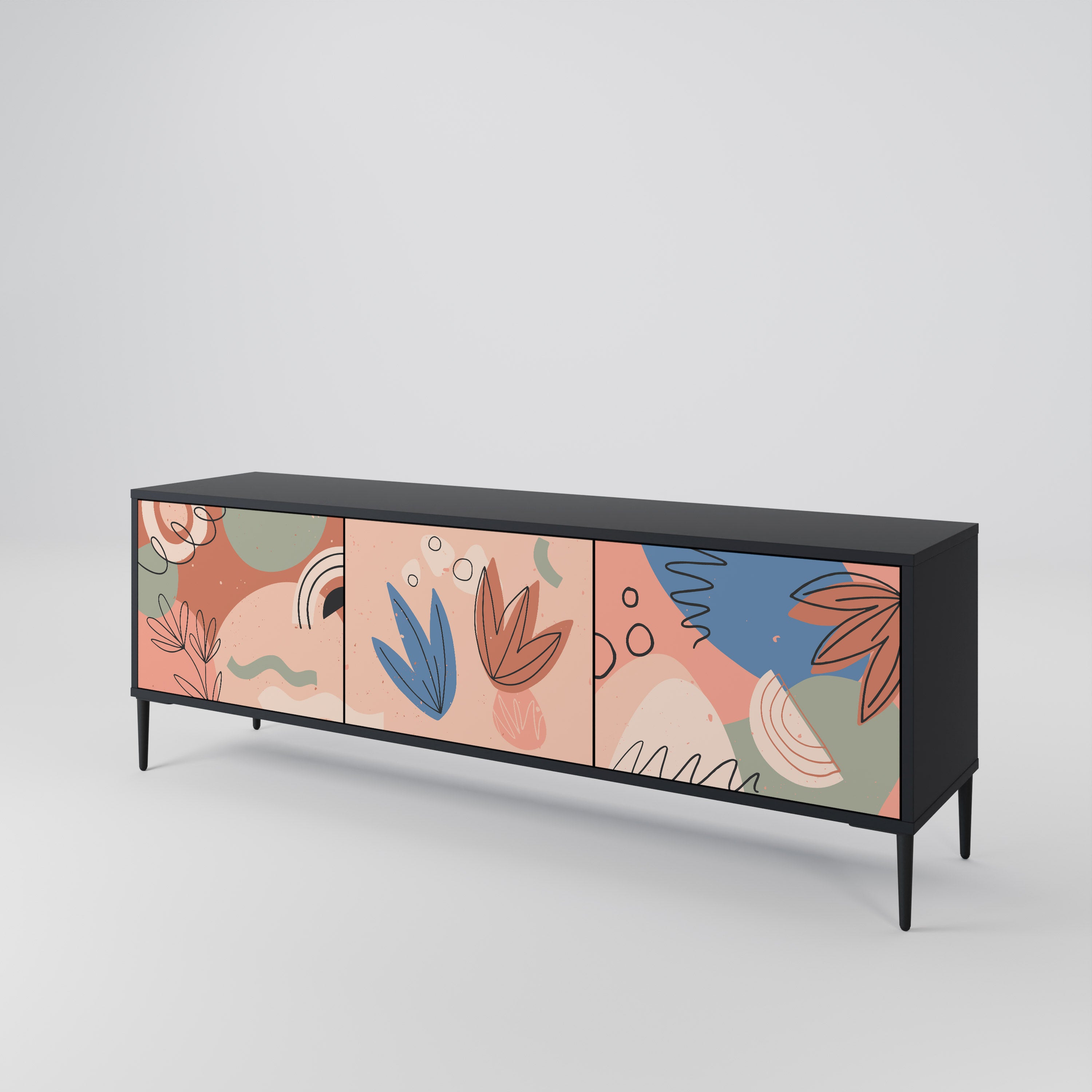 PASTEL DESTINY 3-Door TV Cabinet