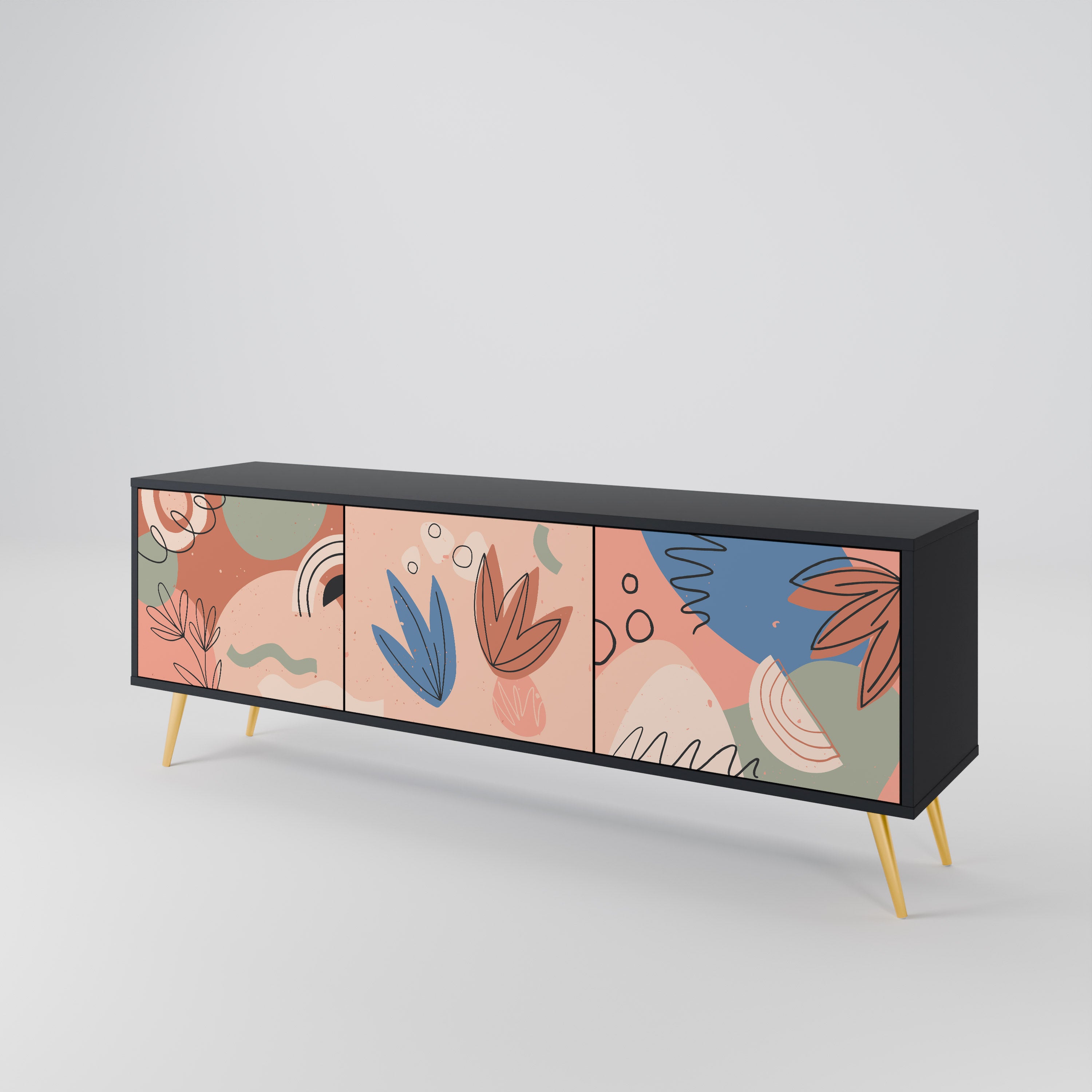 PASTEL DESTINY 3-Door TV Cabinet