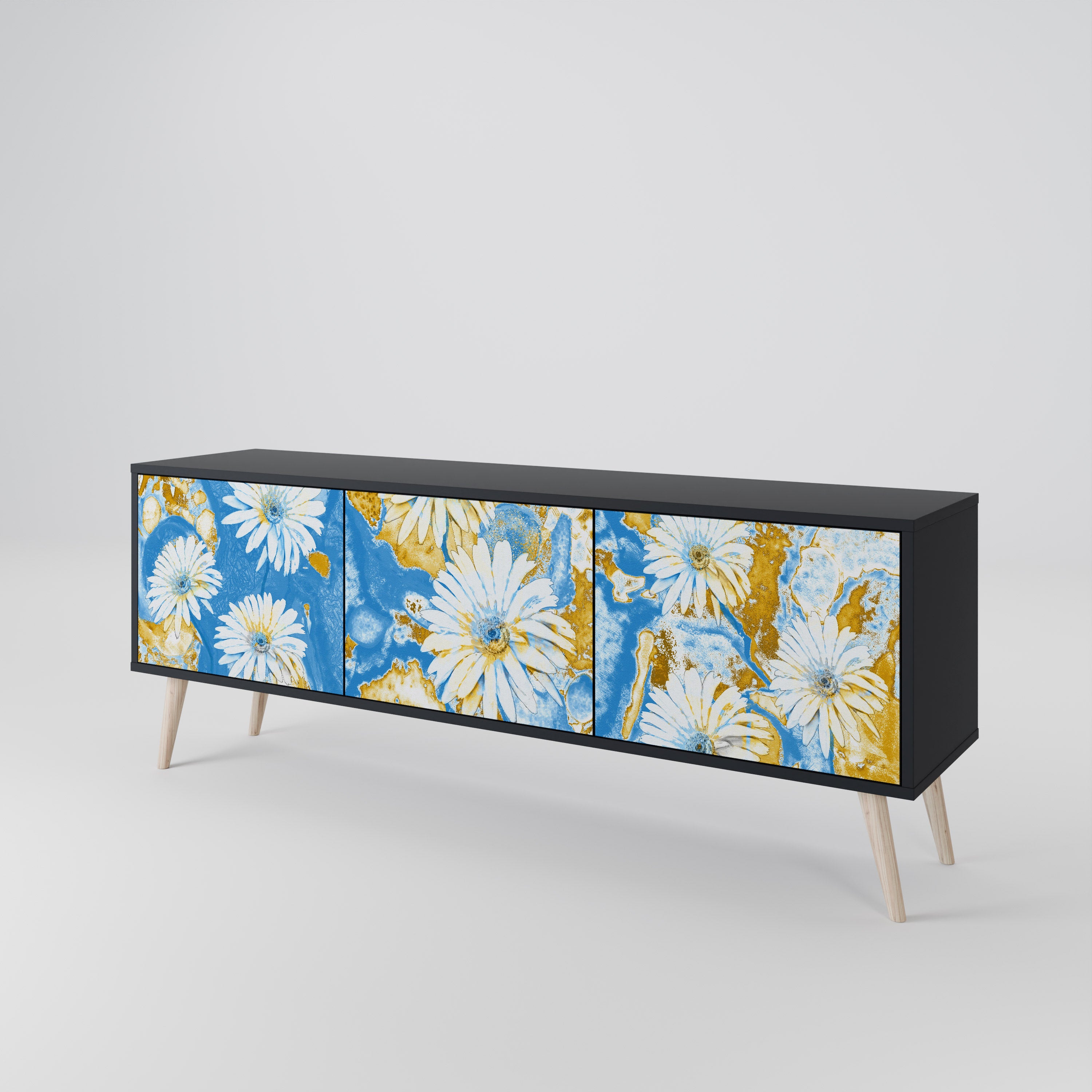 DAISY LUXE 3-Door TV Cabinet