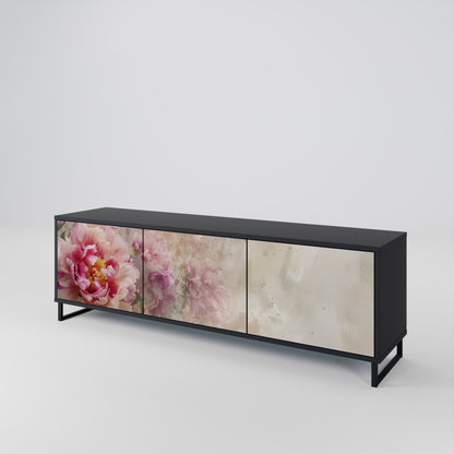 PEONY WHISPER Třídveřový TV stolek