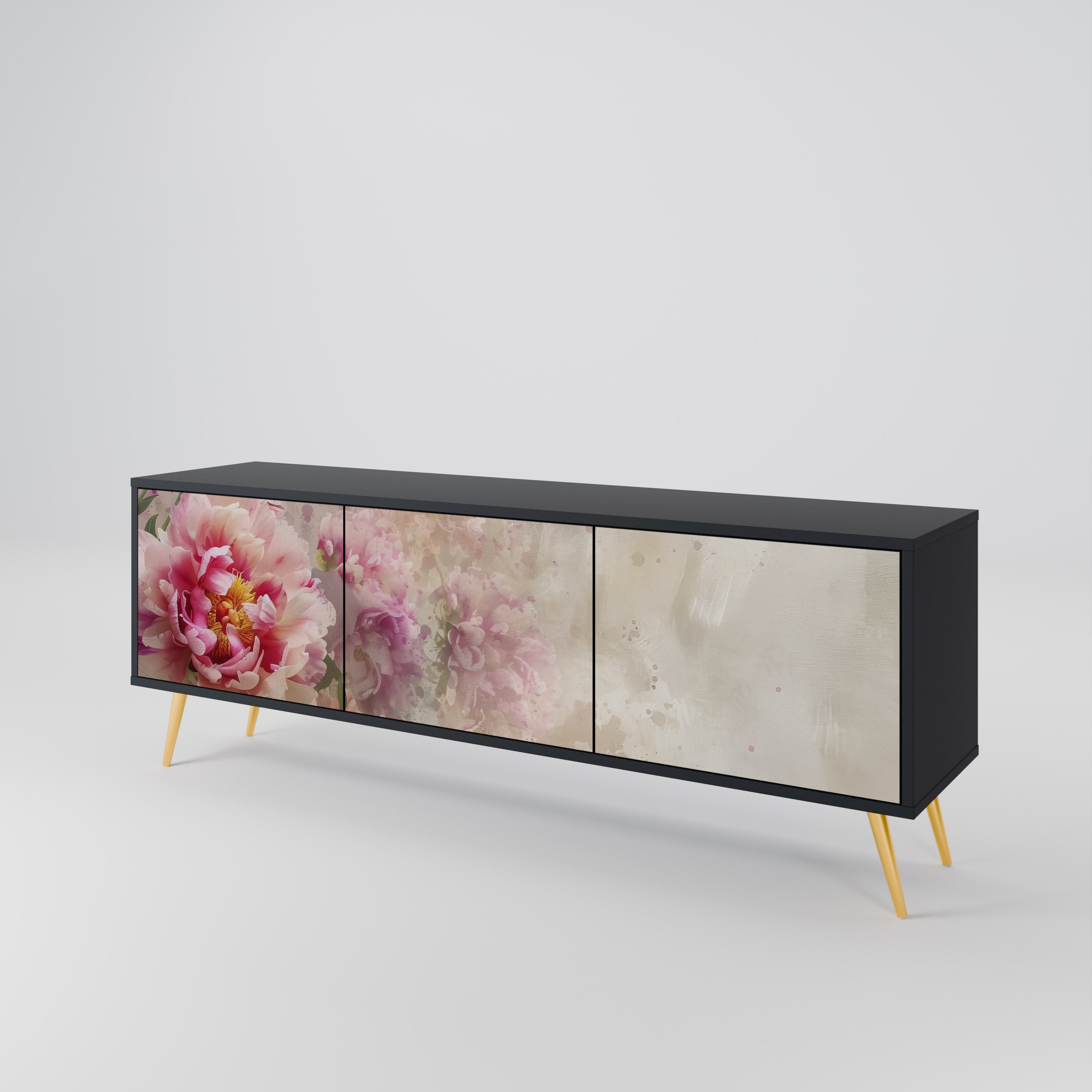 PEONY WHISPER 3-Door TV Cabinet