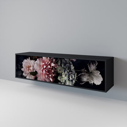 PURE BLOSSOM Třídveřový TV stolek