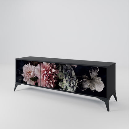 PURE BLOSSOM Třídveřový TV stolek