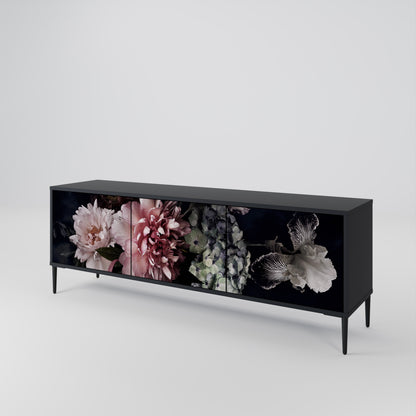 PURE BLOSSOM Třídveřový TV stolek