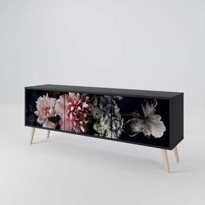 PURE BLOSSOM Třídveřový TV stolek
