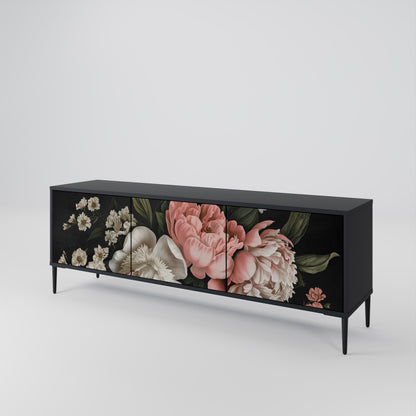 LUSH ELEGANCE Třídveřový TV stolek