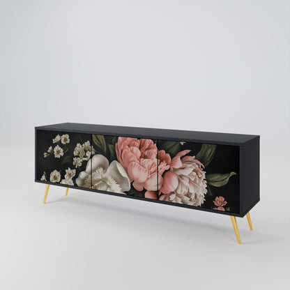 LUSH ELEGANCE Třídveřový TV stolek