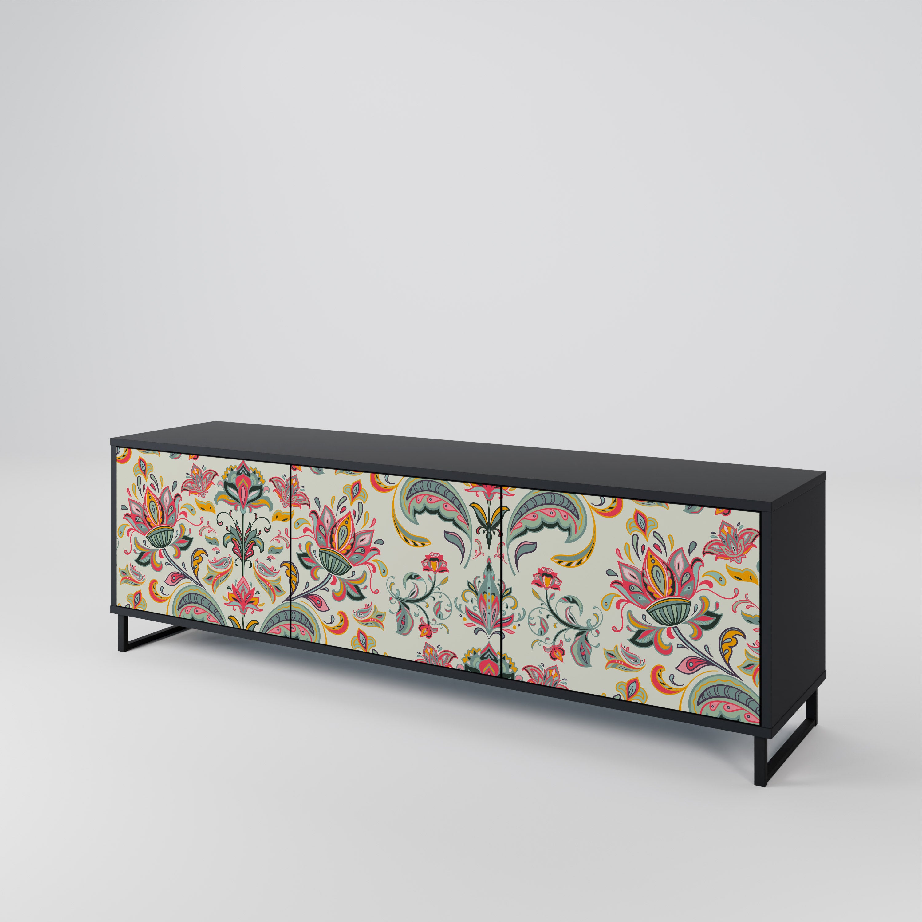 ORGANIC FOLKLORE 3-Door TV Cabinet