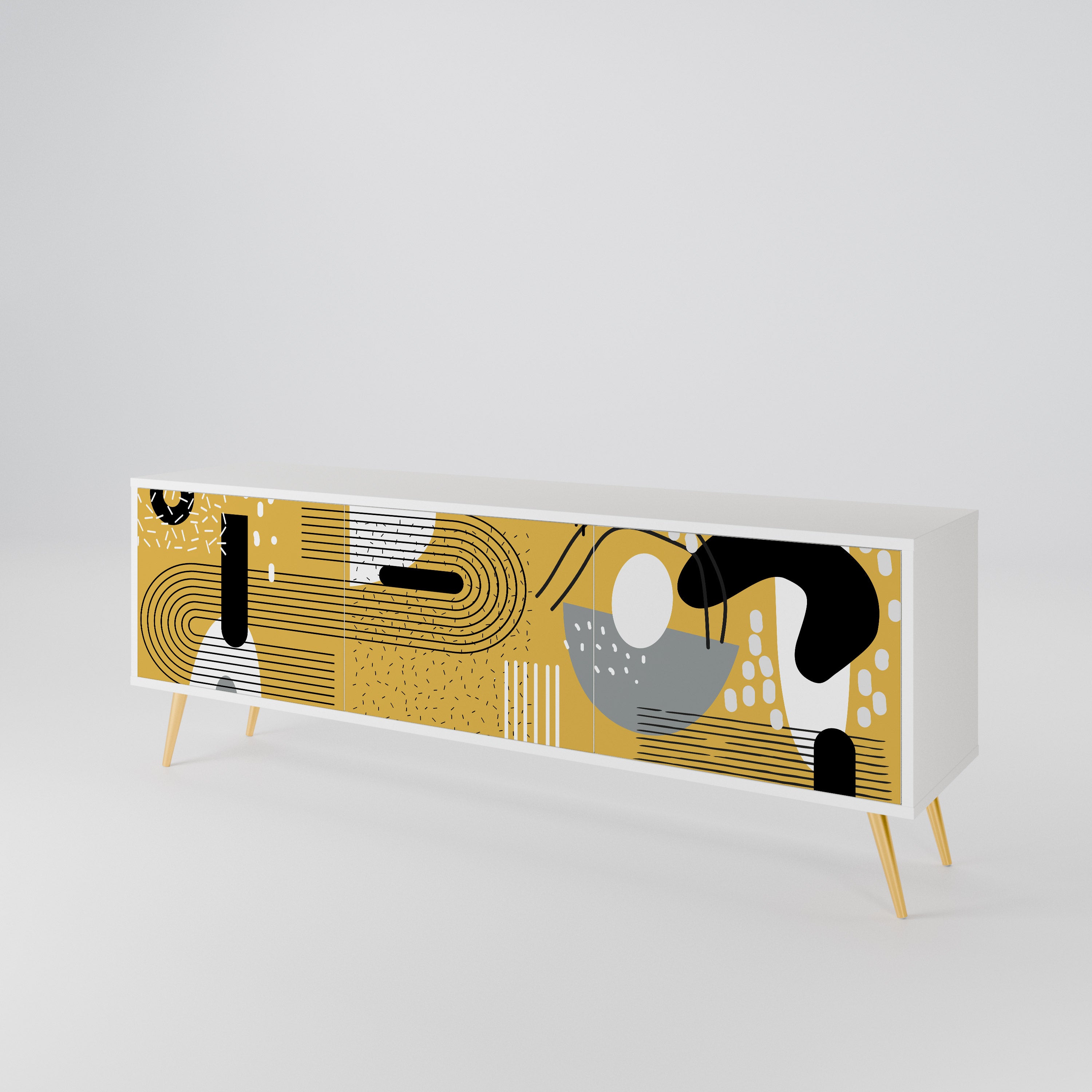 SHAPESHIFT SYMPHONY Třídveřový TV stolek