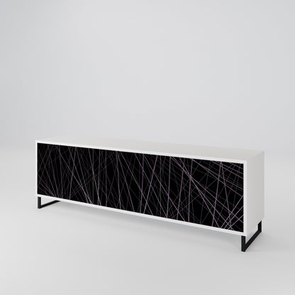 SHIMMER SPIDERGRAM Třídveřový TV stolek