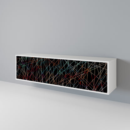 LUMINOUS SNARE Třídveřový TV stolek