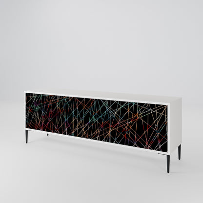 LUMINOUS SNARE Třídveřový TV stolek