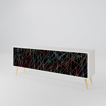 LUMINOUS SNARE Třídveřový TV stolek