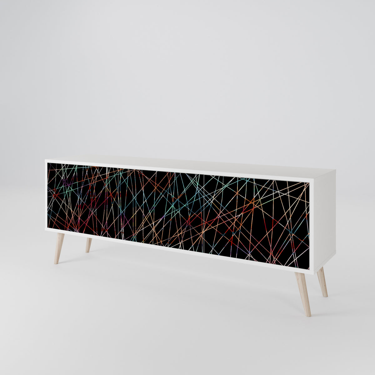 LUMINOUS SNARE Třídveřový TV stolek