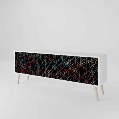 LUMINOUS SNARE Třídveřový TV stolek