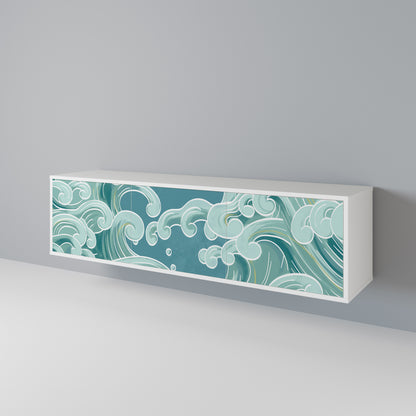 ASIAN SWAY Třídveřový TV stolek