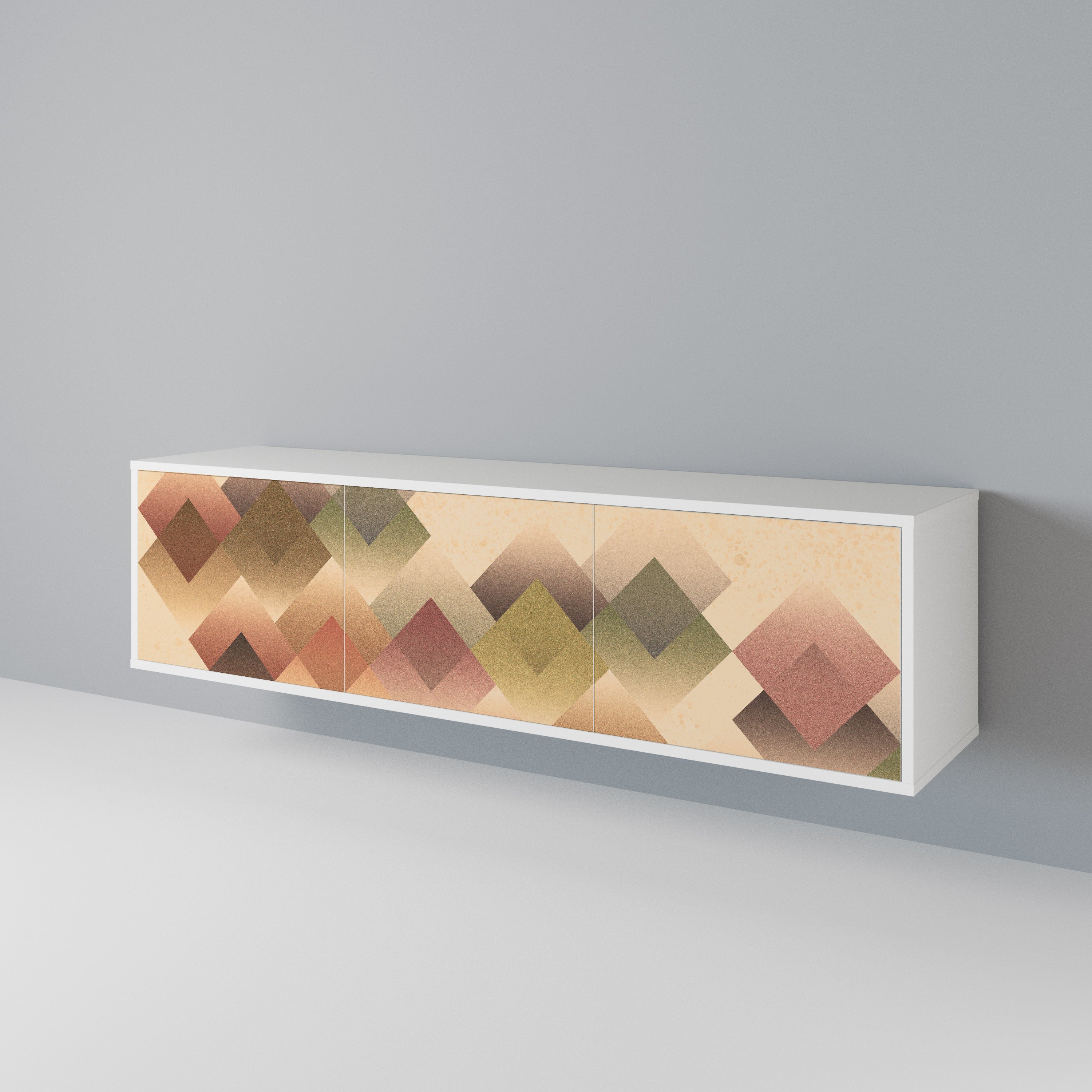 GEOMETRIC FUSION Třídveřový TV stolek
