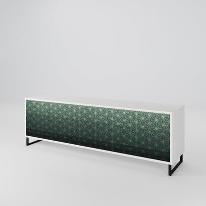 ORNAMENTAL GLIMMER Třídveřový TV stolek
