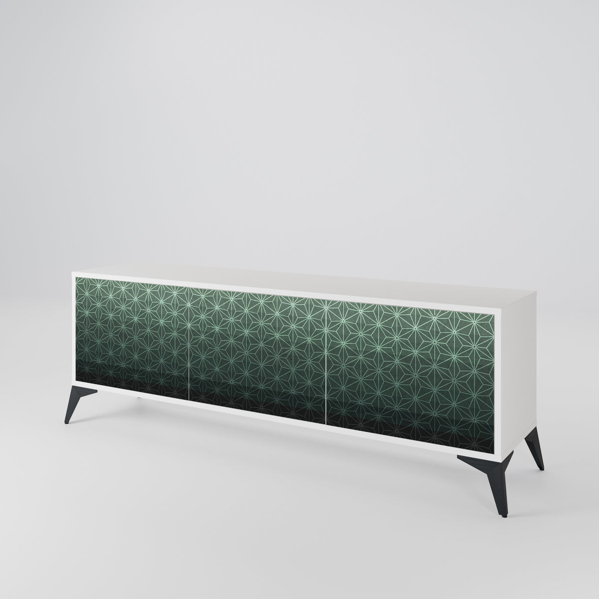 ORNAMENTAL GLIMMER Třídveřový TV stolek