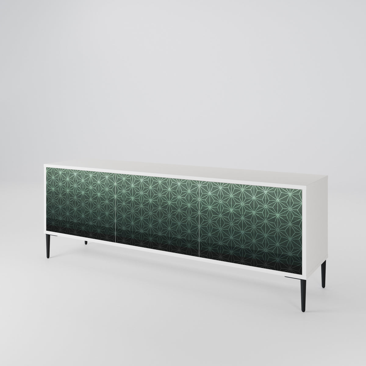 ORNAMENTAL GLIMMER Třídveřový TV stolek