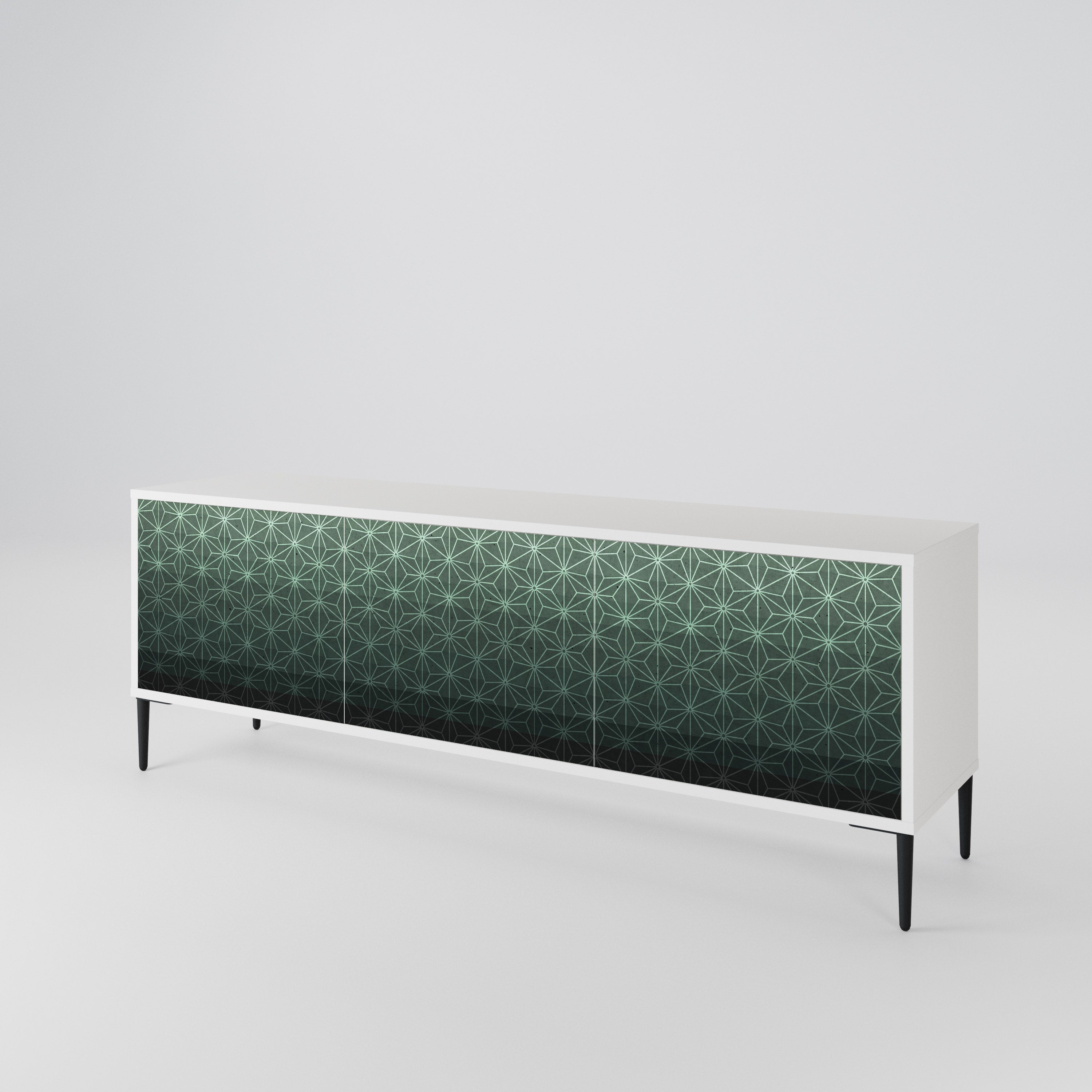 ORNAMENTAL GLIMMER Třídveřový TV stolek
