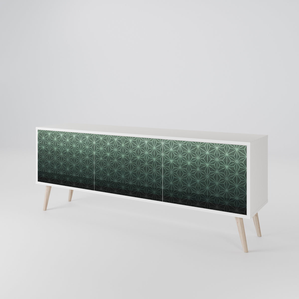 ORNAMENTAL GLIMMER Třídveřový TV stolek
