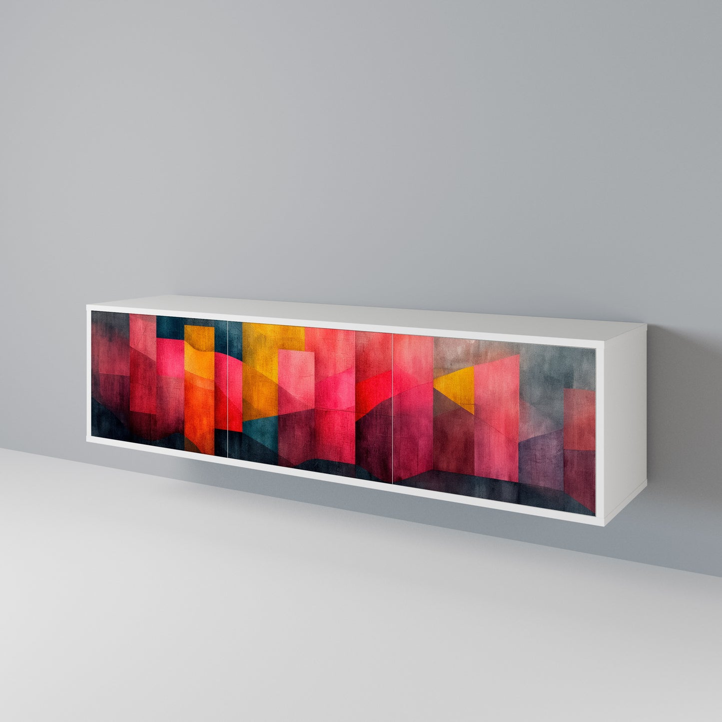 COLORFUL SOUNDS Třídveřový TV stolek