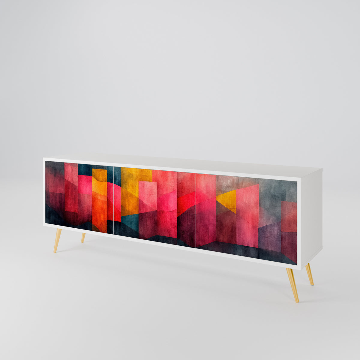 COLORFUL SOUNDS Třídveřový TV stolek
