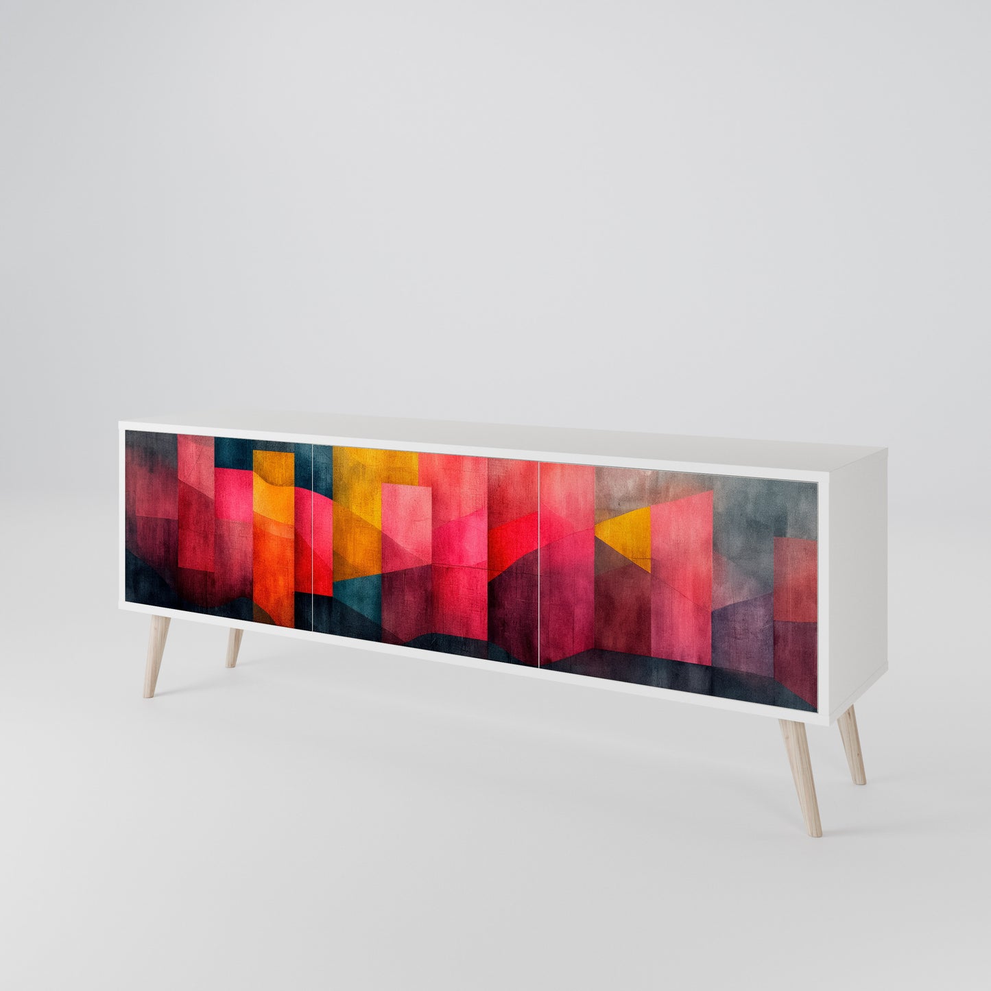 COLORFUL SOUNDS Třídveřový TV stolek