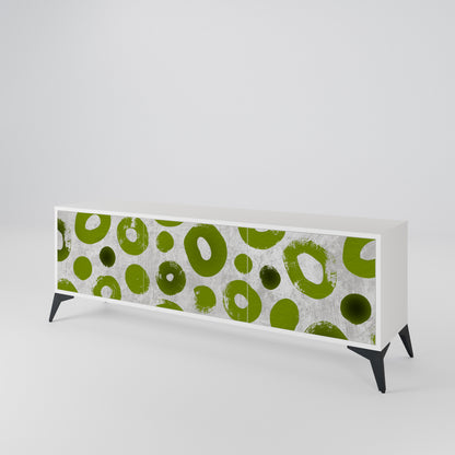 GREEN RHAPSODY Třídveřový TV stolek
