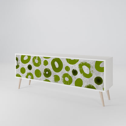 GREEN RHAPSODY Třídveřový TV stolek