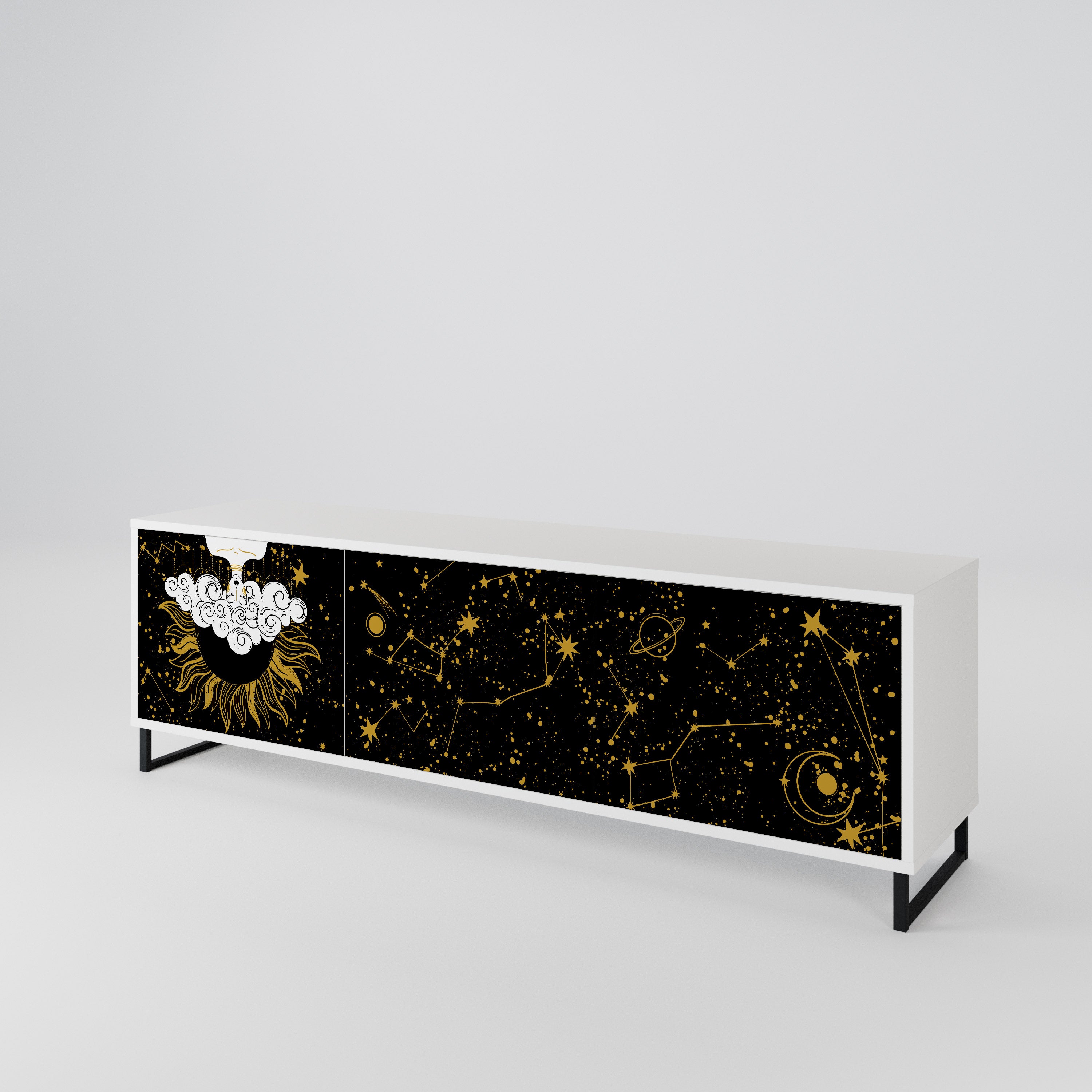 STELLAR CONSTELLATIONS Třídveřový TV stolek