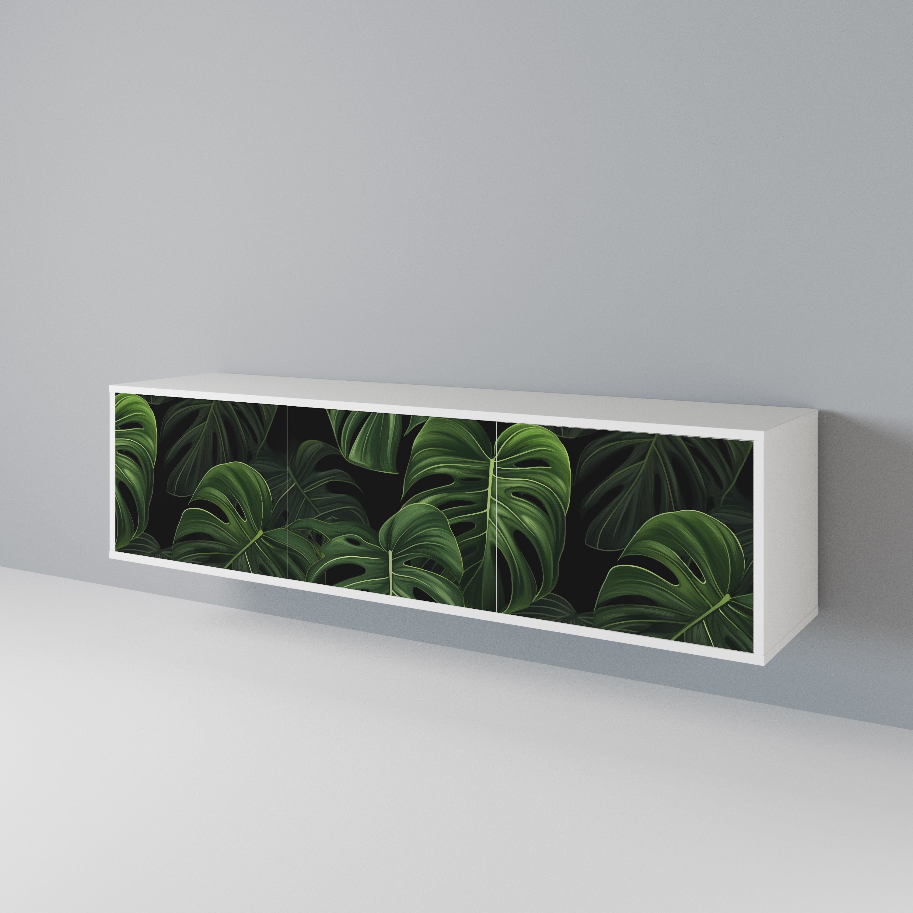 INFINITE MONSTERA Třídveřový TV stolek