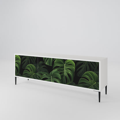 INFINITE MONSTERA Třídveřový TV stolek