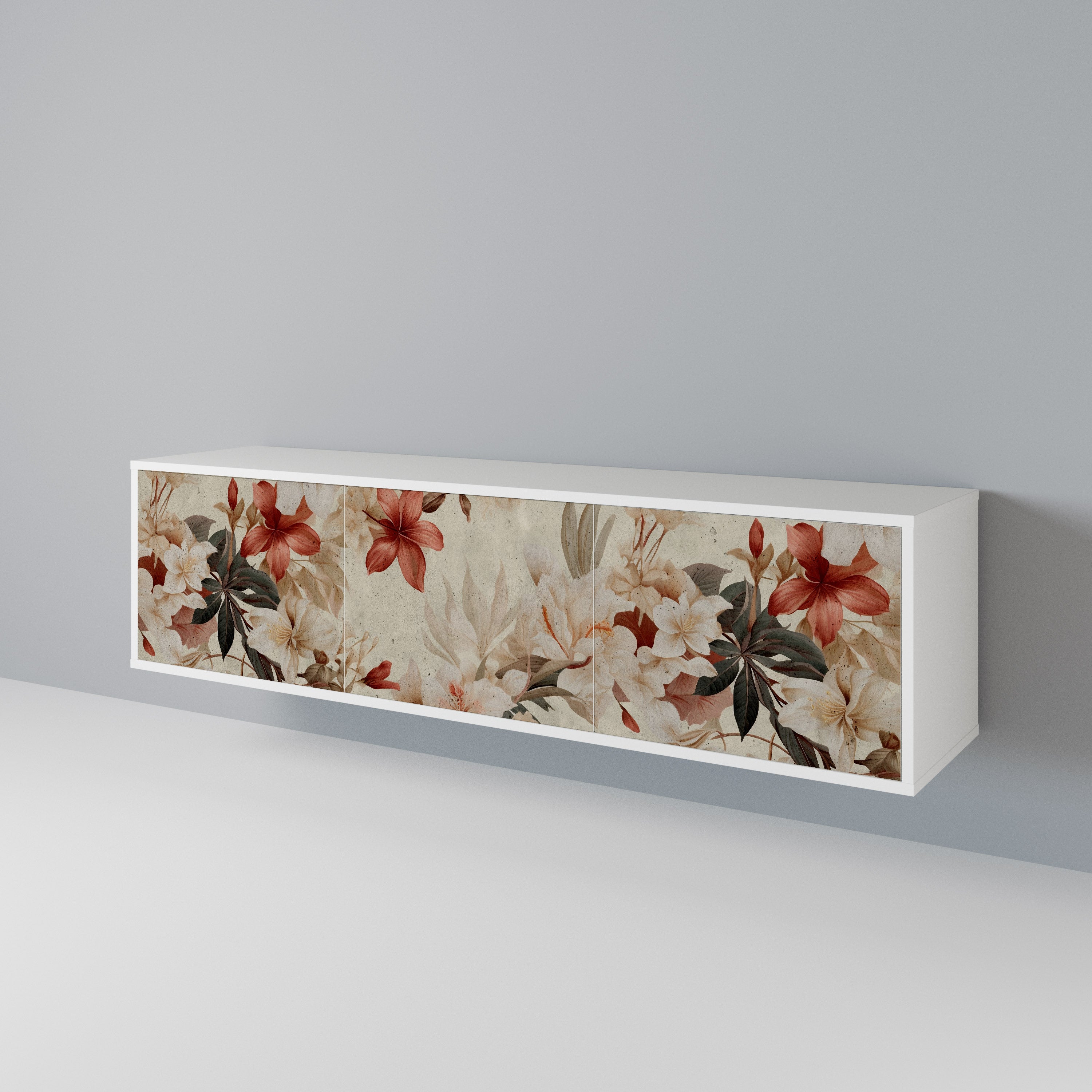 PETAL HARMONY Třídveřový TV stolek