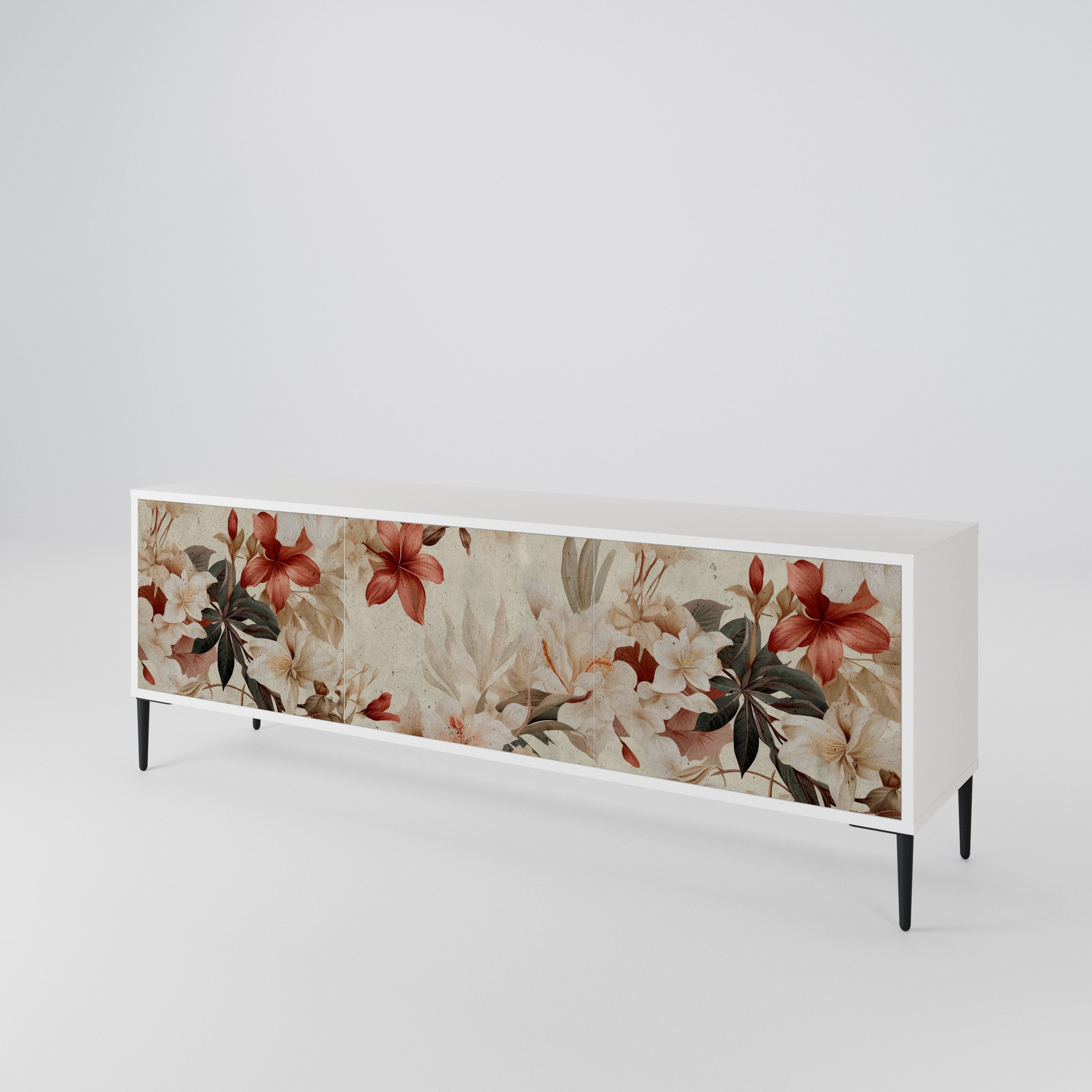 PETAL HARMONY Třídveřový TV stolek